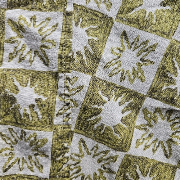 URBAN OUTFITTERS Freya Linen Collared Mini Dress Green Sun XS UO NWT - Picture 5 of 11